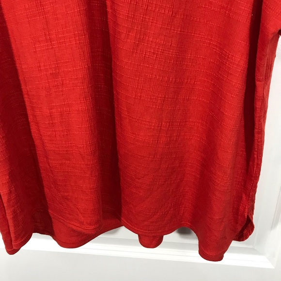 Max Studio Blouse Tunic  Red Size 2X CB-04 - Picture 4 of 5